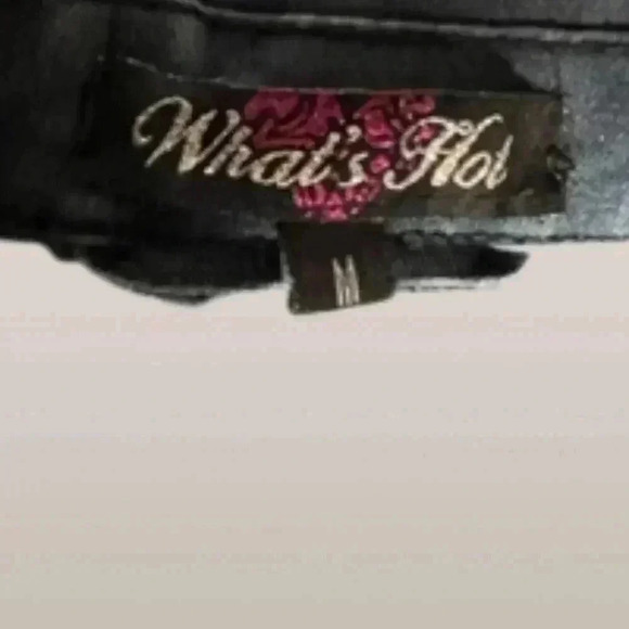 Girls Dark Wash Denim Button Down Collared Jean Vest Girls Sz 10/12 Large - Picture 4 of 11